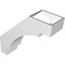 Ekena Millwork 5 1/2-in. W x 18-in. D x 18-in. H Merced Architectural Grade PVC Knee Brace BRCP055X18X18MRC - alternate 5